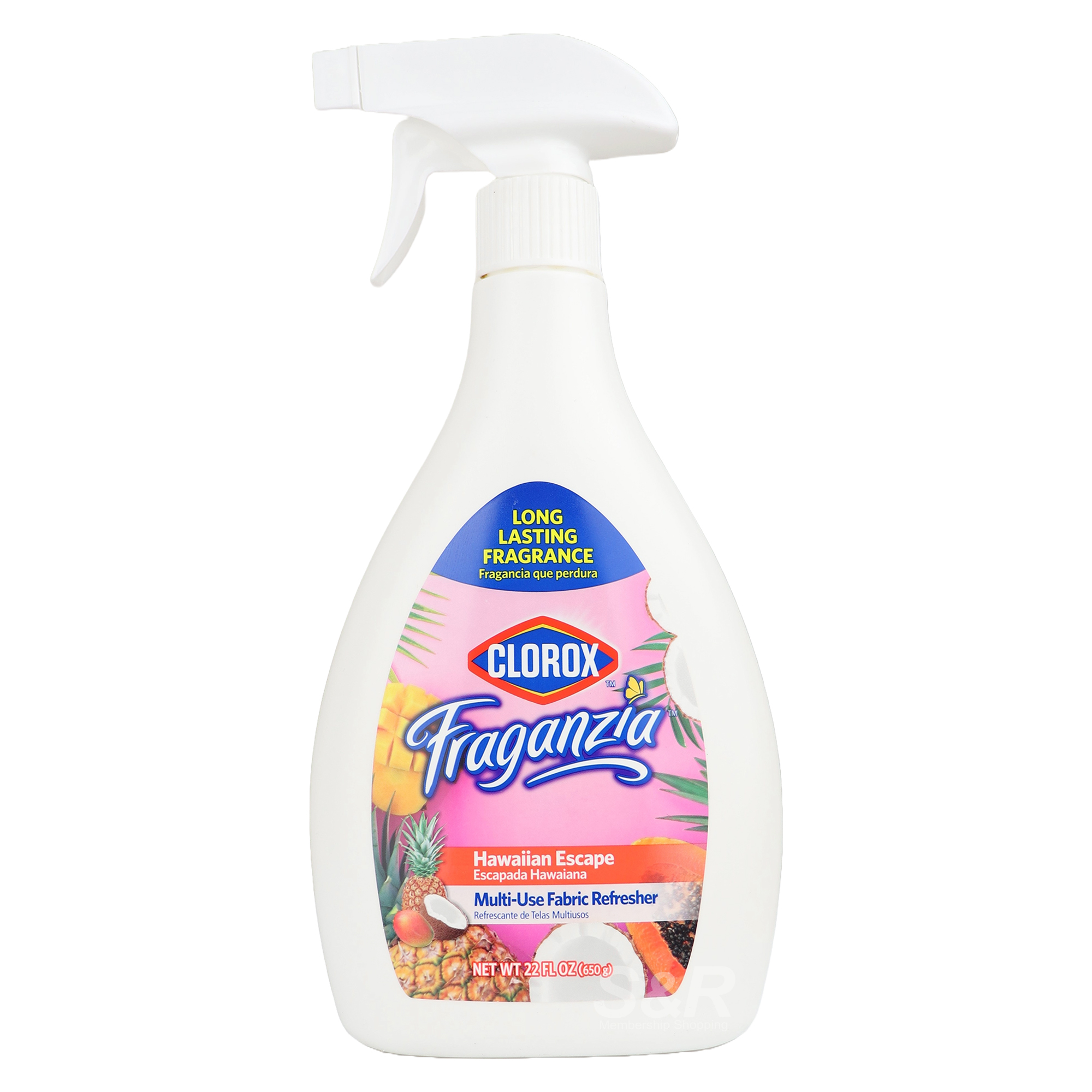 Clorox Fraganzia Hawaiian Escape Multi-Use Fabric Refresher 650g Clorox Fraganzia Hawaiian Escape Multi-Use Fabric Refresher 650g